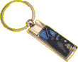  Zero Gravity Glass keychain 